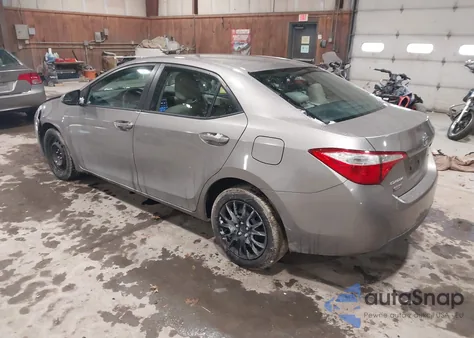 2015 Toyota Corolla Le from USA, damaged, VIN 5YFBURHE8FP329271